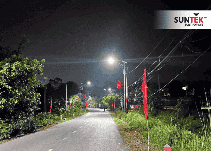 Xem báo giá đèn năng lượng mặt trời dự án từ Suntek