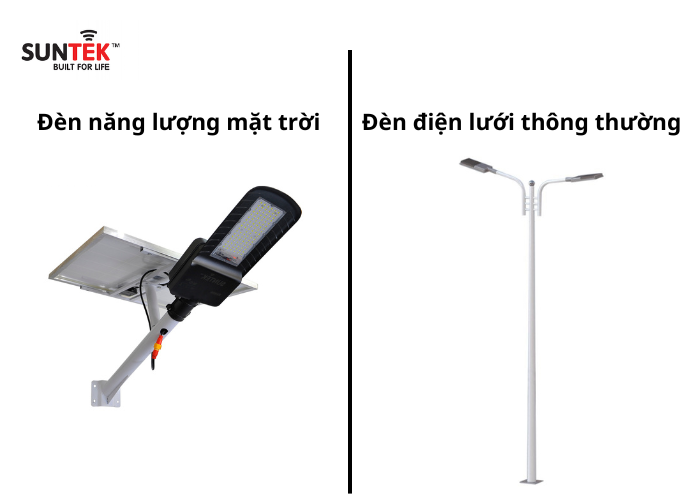 Nên lựa chọn đèn NLMT hay đèn điện